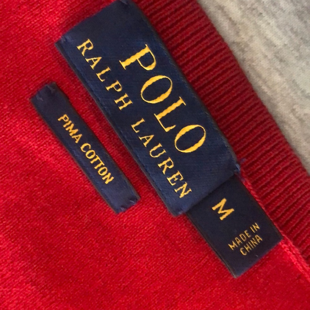 Red Ralph Lauren Sweater - Picture 3 of 3